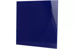 Grille 15x15cm front en plastique coloré en bleu