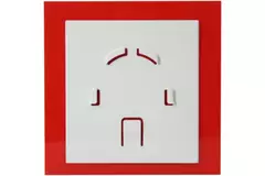 Air Roxy vmc salle de bain avec diamètre de raccordement 125 mm - front en plastique rouge