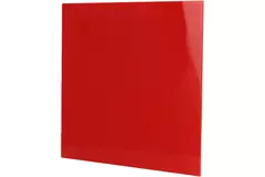 Grille 15x15cm front en plastique coloré en rouge