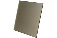 Vmc salle de bain Ø 125 mm avec minuterie et capteur d'humidité - front en verre satin doré