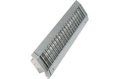 Grille de gaine double réglable 625x75mm pour gaine 160 à 400mm - DGS-DB625x75