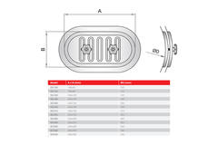 Porte d'inspection 560mm tube rond - IDC560