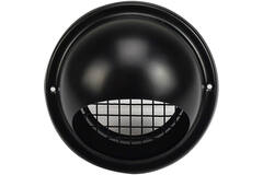 Grille à rouleaux sphériques en acier inoxydable 125 mm transit mural - EL-SS-B125 SS RAL9005