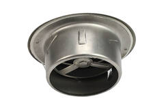 Vanne de ventilation en acier inoxydable 200mm échappement et alimentation avec ressorts de friction - DVI-C200