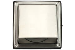 Grille frontale en acier inoxydable 150 mm avec clapet anti-retour à entrée haute - EL-SS-BD150 SS