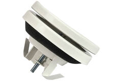 Soupape d'échappement de ventilation 80mm avec ressorts métalliques - SAV-C80 RAL9010
