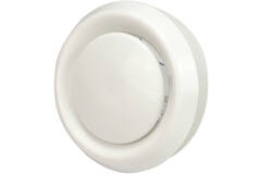 Clapet de ventilation 100 mm alimentation et évacuation avec ressorts à friction - DAV-C100