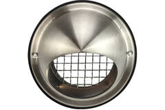 Grille convexe en acier inoxydable 100mm transit mural - EL-SS-B100 SS