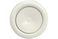 Vanne de ventilation 125 mm en métal - S-DVS125 RAL9010