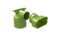 Adaptateur de valve Ubbink Air Excellent 55SC 125 1x90°