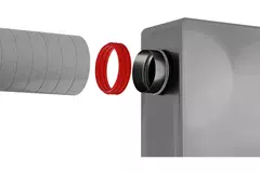 Pièce de raccordement pour gaine isolée en EPS - 150/160mm