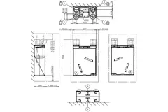 Récupérateur de chaleur HRU 200 ECO unit E RFT High-rise 200m3/h de Itho Daalderop - fiche européenne