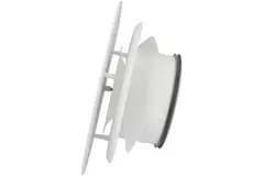 Bouche VMC Imaginair grande Ø 125 mm - ressorts + anneau de montage - blanc