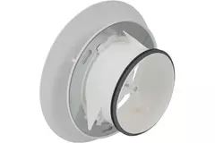 Bouche VMC Imaginair grande Ø 125 mm - ressorts + anneau de montage - blanc