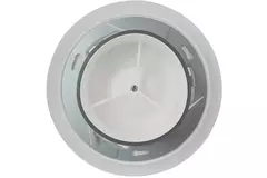 Bouche VMC Imaginair grande Ø 125 mm - ressorts + anneau de montage - blanc