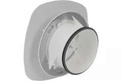 Bouche VMC Imaginair carrée Ø 125 mm - ressorts + anneau de montage - blanc