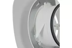 Bouche VMC Imaginair carrée Ø 125 mm - ressorts + anneau de montage - blanc
