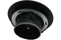 Bouche VMC Imaginair grande Ø 125 mm - ressorts + anneau de montage - noir