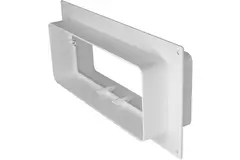 Bride de raccordement rectangulaire en plastique 220x90mm (KFS29)