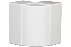 Coude vertical rectangulaire en plastique à 90° 110 x 55 - KLV