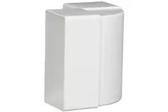 Coude vertical rectangulaire en plastique à 90° 110 x 55 - KLV