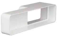Réducteur rectangulaire en plastique - 220 x 55 mm vers 110 x 55 mm - KS25-15