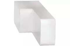 Réducteur rectangulaire en plastique - 220 x 55 mm vers 110 x 55 mm - KS25-15