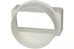 Réducteur rectangulaire en plastique Ø 100 mm - 110 x 55 - KSD1