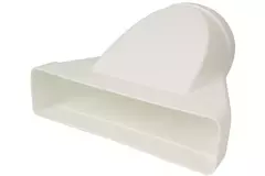Réducteur rectangulaire en plastique Ø 125 mm - 220 x 55 mm - KSD25-125