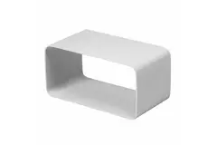 Raccord femelle carré en plastique 110 x 55 mm - KSF