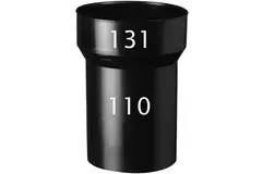 Réducteur plastique Ubbink 110/131 w.l 15 cm