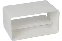 Clapet anti-retour rectangulaire en plastique 110 x 55 - KV