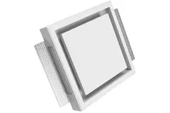 Ergovent bouche de ventilation sans cadre encastrable carrée 125 mm