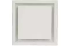 Ergovent bouche de ventilation sans cadre encastrable carrée 125 mm