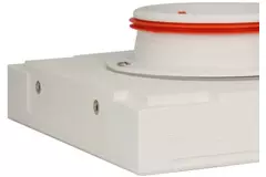 Ergovent bouche de ventilation sans cadre encastrable carrée 125 mm