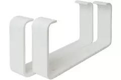 Supports rectangulaires en plastique (2 pièces) 110 x 55
