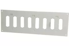 Grille à fente rectangulaire réglable en métal 300 x 100 blanc - MR3010R - RAL9016