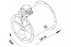 Axial 315mm ventilateur de gaine - AL 315 D4 01