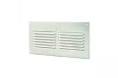 Grille à fente rectangulaire en métal 200 x 100 zinc - MR2010ZN