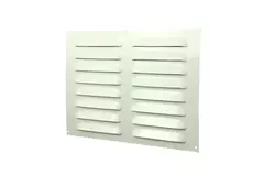 Grille à fente rectangulaire en métal 260 x 190 blanc - MR2619