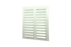 Grille à fente rectangulaire en métal 260 x 280 blanc - MR2628