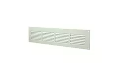 Grille à fente rectangulaire en métal 400 x 100 blanc - MR4010