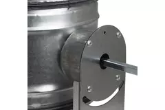 Registre d'équilibrage contrôlé par le moteur Ø 315 mm pour conduit rigide galvanisé