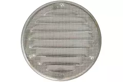 Grille de ventilation métal ronde Ø 125 mm acier inoxydable - MR125i