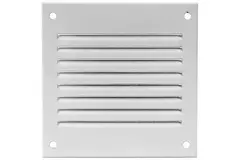 Grille métal 100 x 100 mm blanc - MR1010
