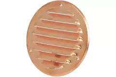 Grille de ventilation métal ronde Ø 200 mm cuivre - MR200Cu
