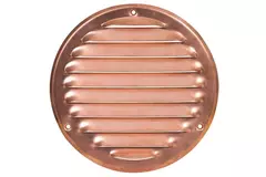 Grille de ventilation métal ronde Ø 125 mm cuivre - MR125Cu