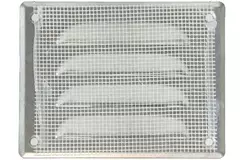 Grille de ventilation métallique carrée 140x105 mm acier inoxydable - MR14105