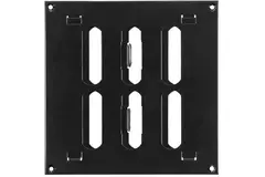Grille métal réglable 150 x 150 mm noir - MR1515RM - RAL9005
