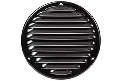 Grille de ventilation métal ronde Ø 160 mm noir - MR160M - RAL9005